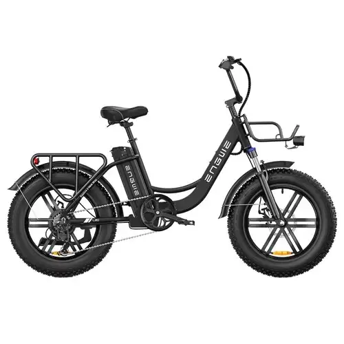 Order In Just €1099.00 Engwe L20 Electric Bike 20*4.0 Inch Fat Tire 250w Motor 25km/h Max Speed 48v 13ah Battery 140km Mileage Max Load 120kg Shimano 7-speed Transmission - Black With This Discount Coupon At Geekbuying
