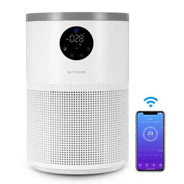Get 65.1% Off On Blitzhome Bh-Ap2501 Air Purifier Smart Wifi And Pm2.5 Monitor H13 True With This Banggood Discount Voucher