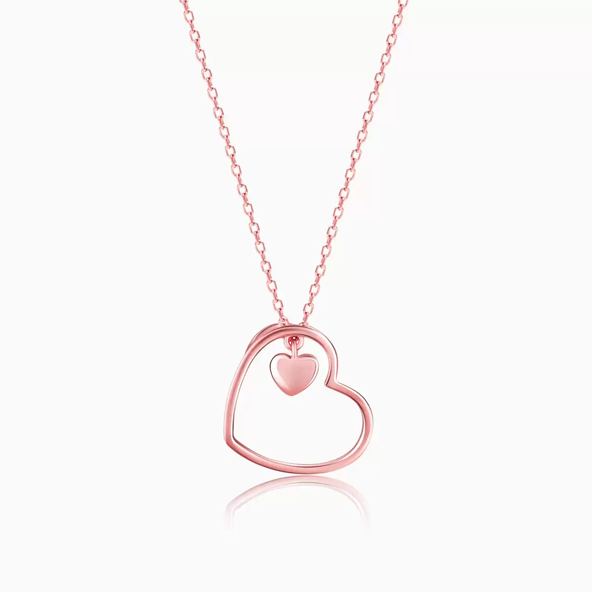 Grab Flat Rs. 500 Off On Anushka Sharma Rose Gold Heart Necklace With This Discount Coupon At Giva.co