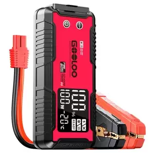 Pay Only $137.99 For Gooloo Gt4000 Jump Starter, 4000a Peak Car Starter, Auto Battery Booster Pack, 99.2wh Power Bank, 400 Lumen Led Light - Red With This Coupon Code At Geekbuying