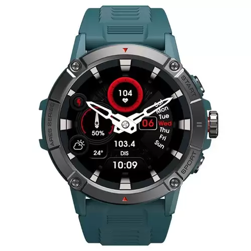 Pay Only $37.99 For Zeblaze Ares 3 Smartwatch Bluetooth 5.1 - Blue With This Coupon Code At Geekbuying