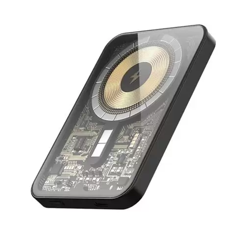 Pay Only $37.99 For Hinovo Mb1-5000xb Wireless Portable Charger, 5000mah Magnetic Wireless Power Bank, Pd 20w Fast Charging, Cyberpunk Style - Mirror Black With This Coupon Code At Geekbuying