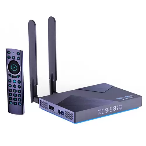 Order In Just $169.99 H96 Max V58 Android 12 Tv Box Rk3588 Octa Core 2.4ghz 8gb Ddr4 Ram 64gb Emmc Rom Wifi6 2.4g/5ghz Dual Wi-fi Antenna 1000m Ethernet Gigabit Lan 8k@60fps H.265 Av1 Decoding Bt5.0 Usb3.0 Voice Remote Control Multi-languages Media Player - Eu Plug With This Discount Coupon At Geekb