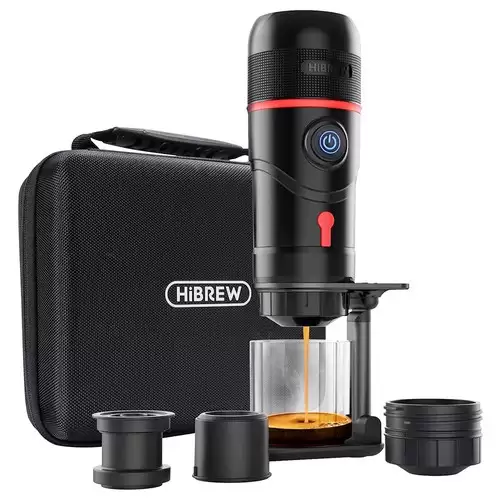 Pay Only $79.99 For Hibrew H4 Portable Car Coffee Machine, 15 Bar Pressure, Dc 12v Espresso Coffee Maker With Adapter Storage Bag Bracket - Black With This Coupon Code At Geekbuying
