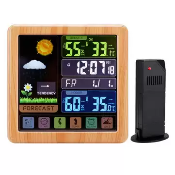 Get 29.42% Off On Agsivo Wireless Touch Screen Digital Weather Station Alarm Clock Indoo With This Banggood Discount Voucher