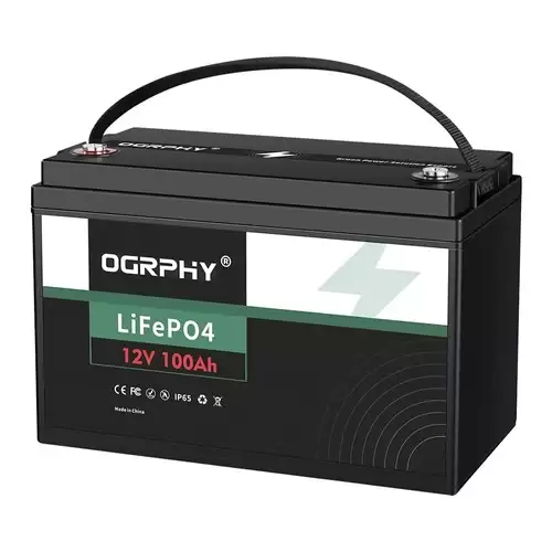 Order In Just $269.00 Ogrphy Lifepo4 12v 100ah Lithium Battery Pack Backup Power, 1280wh With Bms 50a, Up To 5000 Deep Cycles With This Discount Coupon At Geekbuying