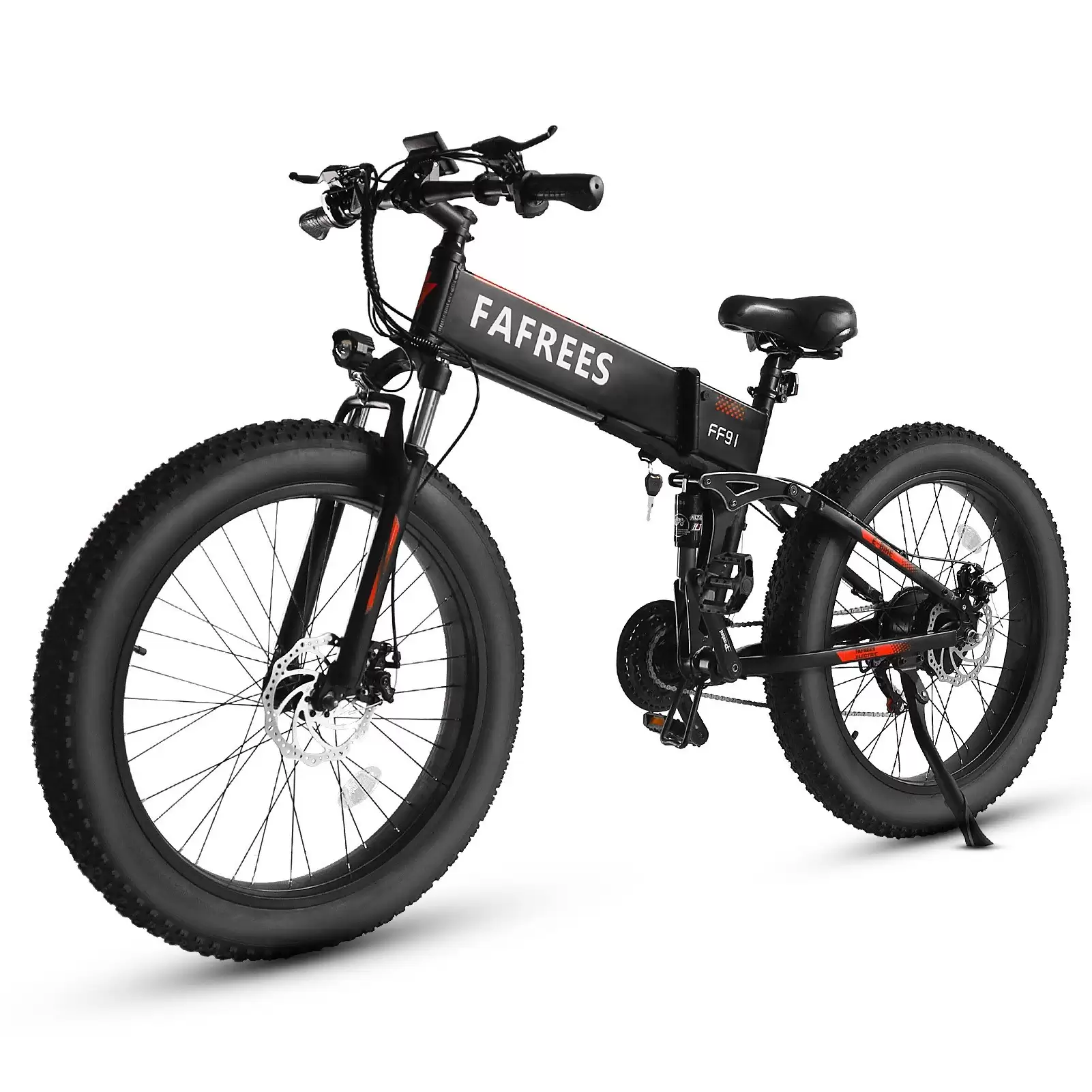 Order In Just $959.98 [eu Warehouse] Fafrees Ff91 26 Inch Fat Tire Foldable Electric Mountain Bike With App Control At Tomtop
