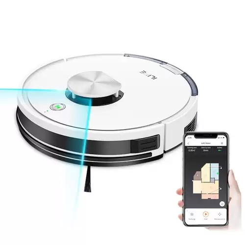 Pay Only $239.99 For Ilife L100 Robot Vacuum Cleaner 2000pa Suction Lds Laser Navigation 2900mah Battery 90mins Run Time 450ml Dust Tank Carpet Boost Alexa Google Assistant App Control - White With This Coupon Code At Geekbuying
