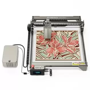 Pay Only €969.00 For Atomstack S40 Pro Laser Engraver Cutter With F30 Pro Air Assist Kit, 48w Laser Power, Fixed Focus, 0.01mm Engraving Accuracy, 24w/48w Dual Modes, App Control, 400*400mm With This Coupon Code At Geekbuying