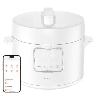 Order In Just €165.99 Tokit Myl02m Electric Pressure Cooker, Yoghurt Maker, Soup Cooking Warmer, 5l Capacity, 14 Cooking Programmes, Non-stick Coated Inner Pot, App Control With This Discount Coupon At Geekbuying
