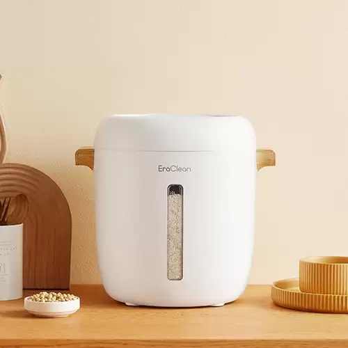 Order In Just $72.99 Eraclean Vs01 14l Pet Smart Vacuum Storage Container Moldproof Moisture-proof Grain For Dog Cat - White With This Discount Coupon At Geekbuying