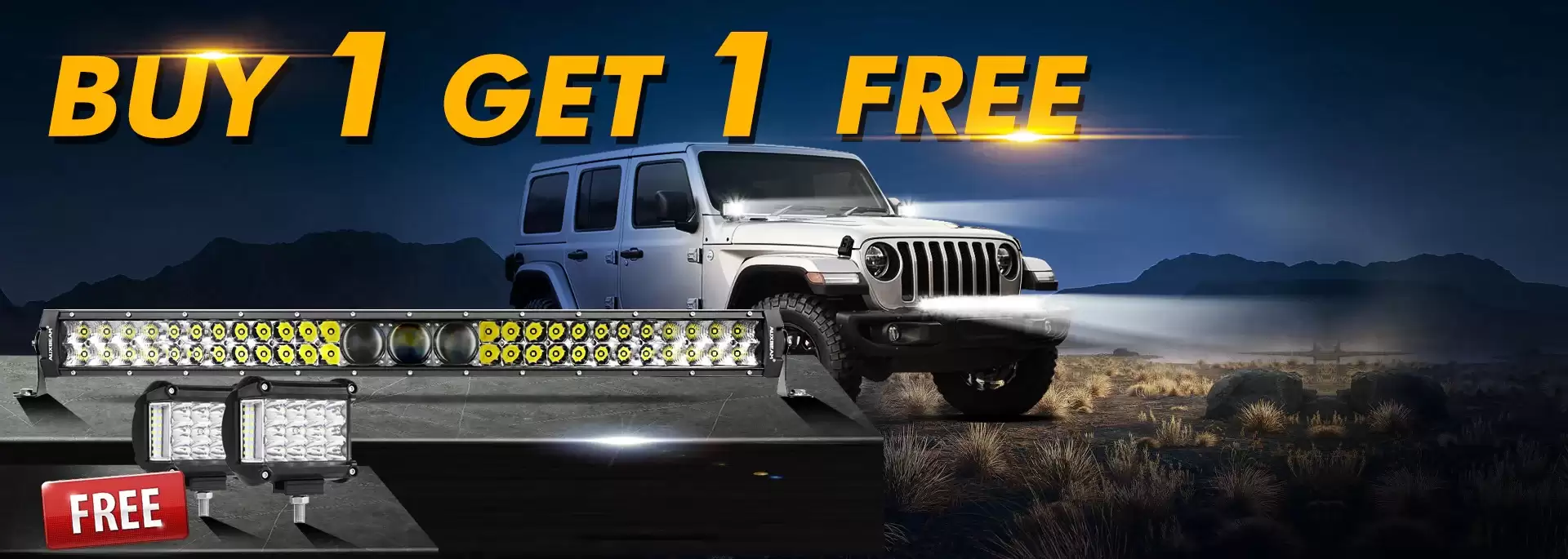 Buy 1 Get 1 Free -5d Pro Series With This Auxbeam Discount Voucher