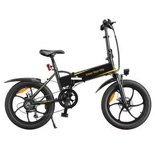 Pay Only $764.32 For Ado A20+ Electric Folding Bike 20 Inch City Bicycle 250w Hall Brushless Gear Dc Motor Shimano 7-speed Rear Derailleur 36v 10.4ah Removable Battery 25km/h Max Speed Up To 60km Max Range Ipx5 Double Shock-absorption Aluminum Alloy Frame - Black With This Coupon Code At Geekbuying
