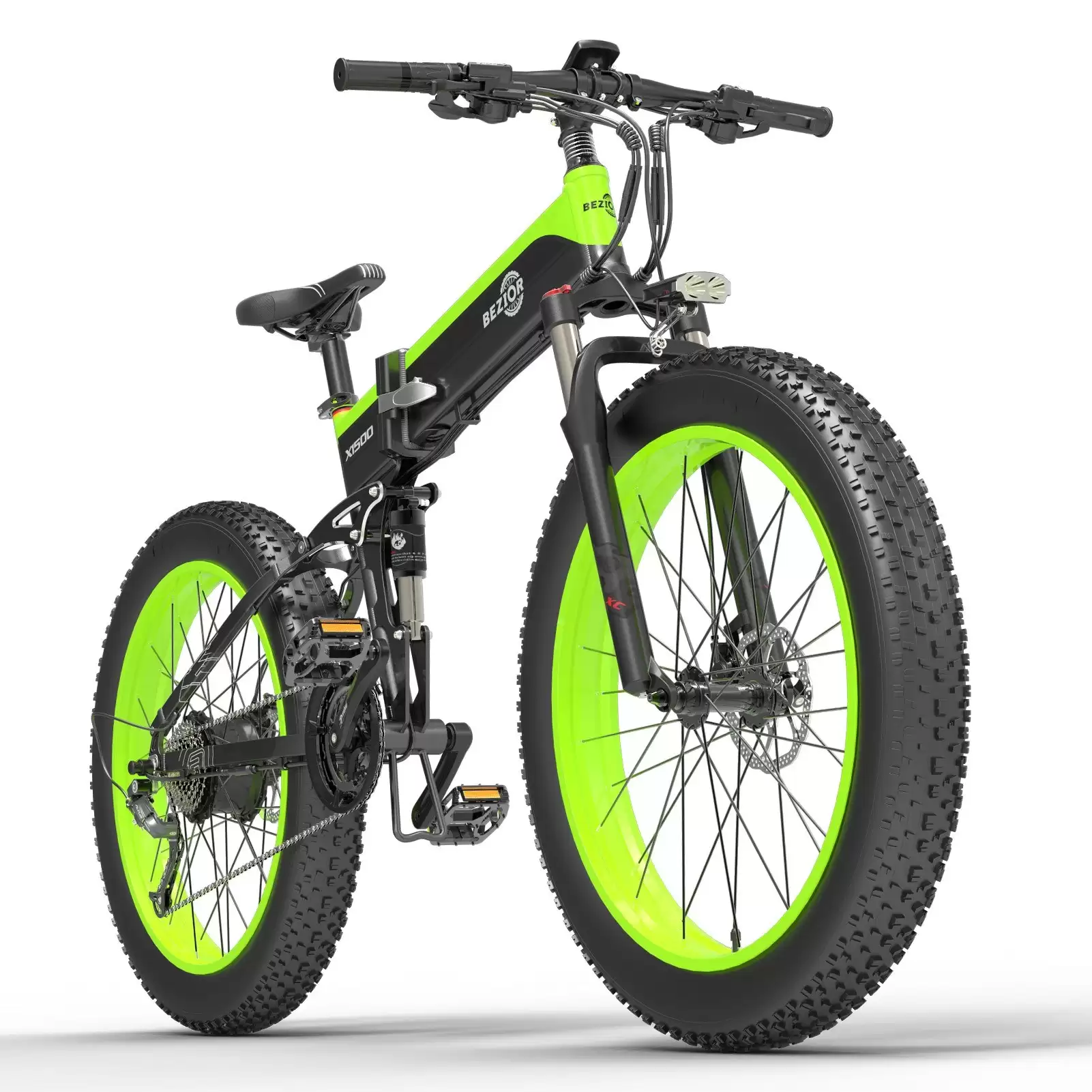 Order In Just $1329.98 Bezior X1500 1500w 26inch Folding Electric Mountain Bike With This Tomtop Coupon