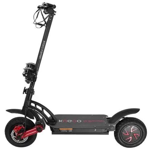 Order In Just $1059.99 Kugoo G-booster Folding Electric Scooter 10 Inch Tires 2*800w Dual Motors 3 Speed Modes Max 55km/h Speed 48v 23ah Battery For 85km Range Max Load 120kg Dual Disc Brakes With Seat - Black With This Discount Coupon At Geekbuying