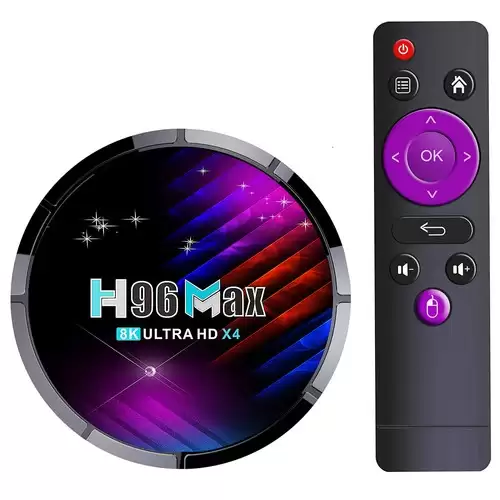 Order In Just $34.99 H96 Max X4 2gb+16gb Android 11 Tv Box Amlogic S905x4 64-bit Quad Core 2.4g+5g Wifi 4k Av1 Decoding Media Player Smart Set Top Box - Eu Plug With This Discount Coupon At Geekbuying