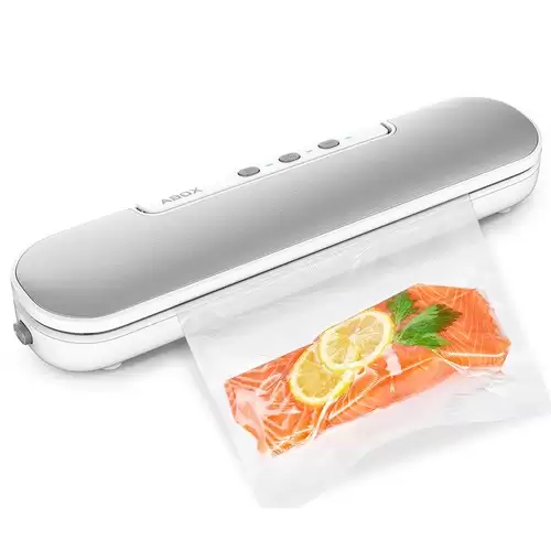 Pay Only $24.99 For Calmdo V69 Manual Vacuum Sealer Machine Magnetic Design Keep Food Fresh - White With This Coupon Code At Geekbuying