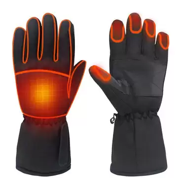 Get 43.8% Off On 1 Pair Electric Heated Gloves Touchscreen Warm Battery Gloves Full Fin With This Banggood Discount Voucher