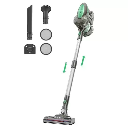Pay Only $99.99 For Vactidy V8 Handheld Cordless Vacuum Cleaner, 20kpa Suction, 1.2l Dustbin, Led Electric Brush Head, 2200mah Detachable Battery, 35min Runtime, For Carpet Pet Hair Cleaning With This Coupon Code At Geekbuying