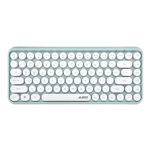 Pay Only $25.99 For Ajazz 308i Bluetooth 3.0 Wireless Keyboard 84 Classic Round Keys Support Windows/ios/android And Other Common Systems - Green With This Coupon Code At Geekbuying