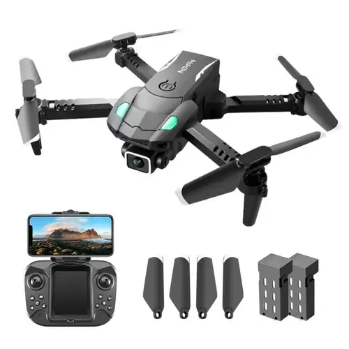 Order In Just $26.90 S128 Mini Drone 4k Hd Camera Fpv Three-sided Obstacle Avoidance Foldable Quadcopter Toy - 2 Batteries 1 Camera With This Discount Coupon At Geekbuying