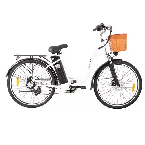 Order In Just $679.99 Dyu C6 Electric Bicycle 26 Inch 350w Motor Max Speed 25km/h 36v 12.5ah 70km Max Range - White With This Discount Coupon At Geekbuying