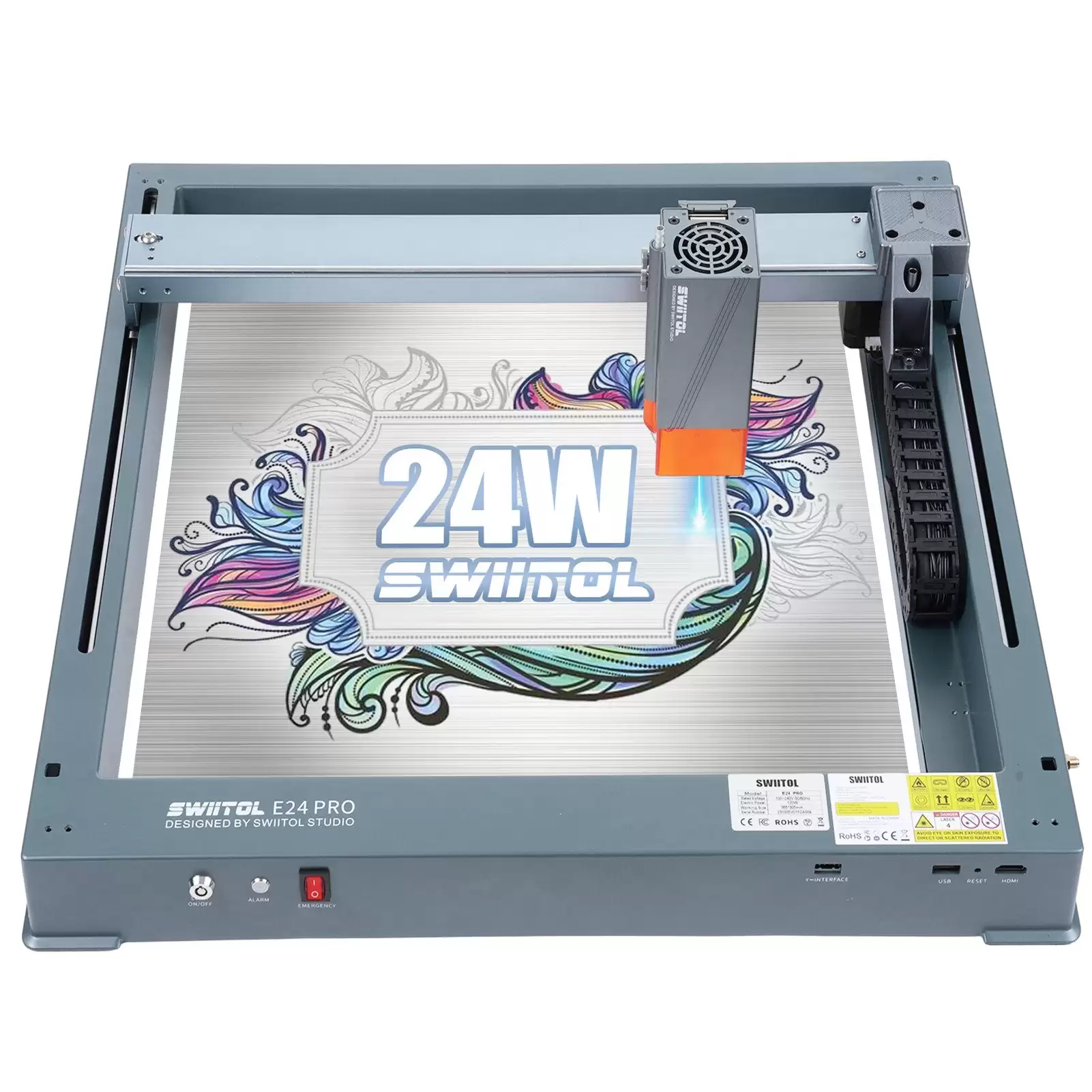 Order In Just €489 Swiitol E24 Pro 24w Integrated Structure Laser Engraver With This Discount Coupon At Cafago