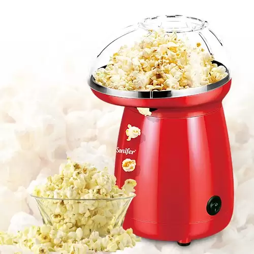 Pay Only $35.99 For Sonifer Sf4014 1200w Household Popcorn Maker, Electric Hot Air Oil Free Corn Machine, Fast Popping Popcorn Movie Snacks With This Coupon Code At Geekbuying