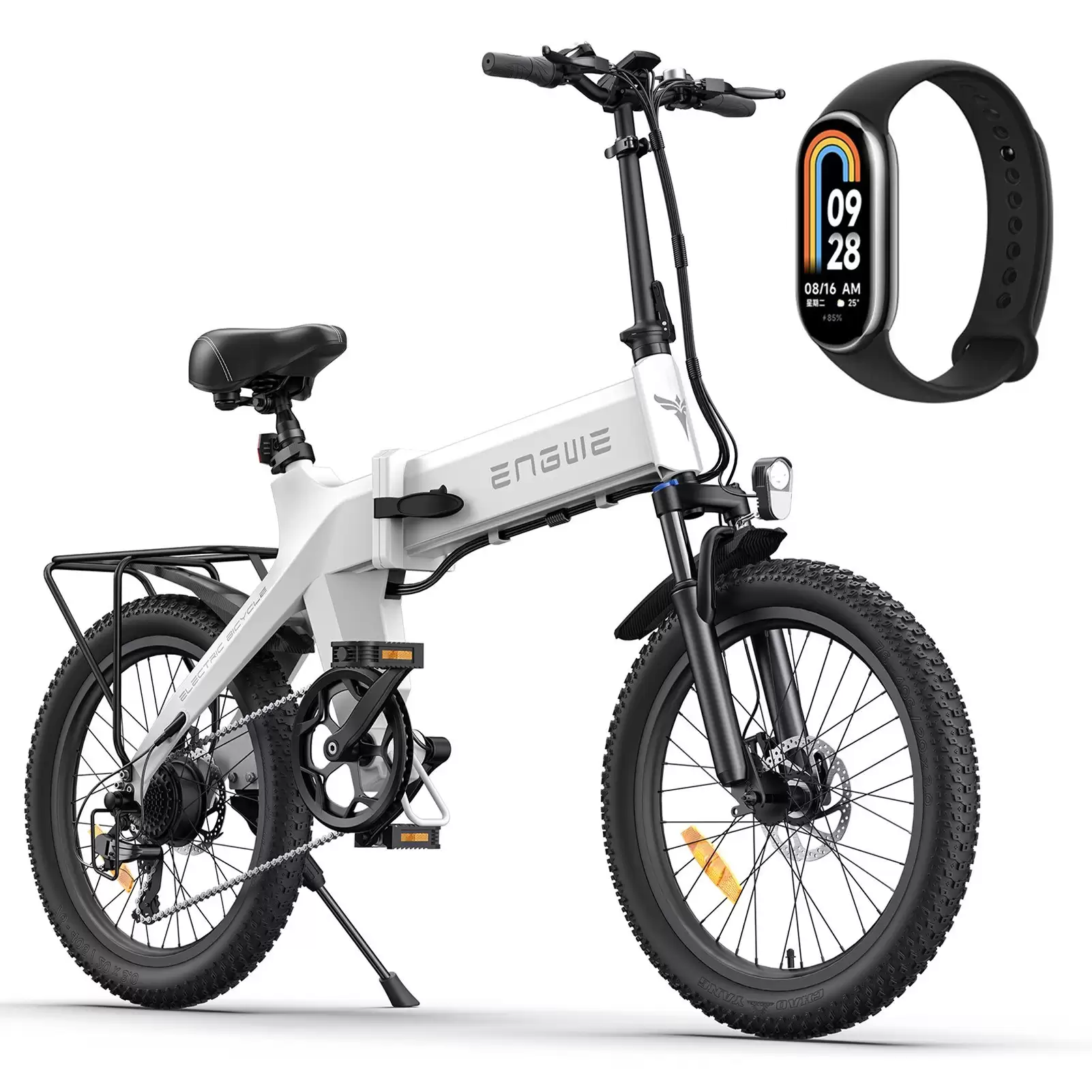 Order In Just $999 [Eu Warehouse] Engwe C20 Pro Folding Electric Bike + Free Xiaomi Mi Band 8 At Tomtop