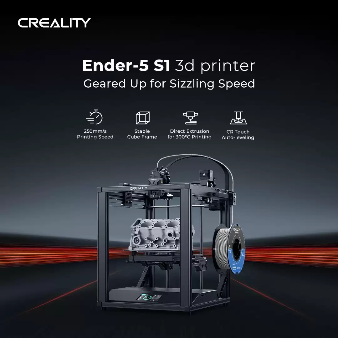 Purchase For $325.99 Creality Ender 5 S1 3d Printer ,free Shipping With This Cafago Discount Voucher