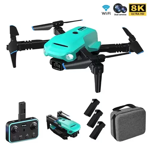 Pay Only $36.99 For Jjrc H111 Wifi Fpv Rc Drone With 8k Hd Dual Camera Altitude Hold Optical Flow Positioning Integrated Storage - 3 Batteries With This Coupon Code At Geekbuying
