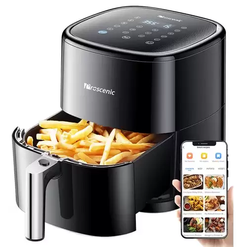 Take Flat 4% Off Off On Proscenic T22 Smart Electric Air Fryer/oil-free/non-stick Pan/5l Capacity /1500w/black With This Discount Coupon At Geekbuying