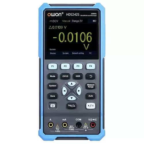Order In Just $143.15 Owon Hds242s 3 In 1 Digital Oscilloscope Multimeter Signal Generator, 40mhz Bandwidth, 250msa/s Sampling Rate, 20000 Counts - Eu Plug With This Discount Coupon At Geekbuying