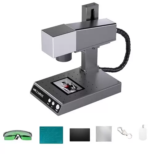 Order In Just $1129.00 Mr Carve M1 Pro Fiber Laser Marking Machine, 10000mm/s, 0.001mm Accuracy, Wifi Connection, Supports Rotary Roller Engraving, 70*70mm, Eu Plug With This Discount Coupon At Geekbuying