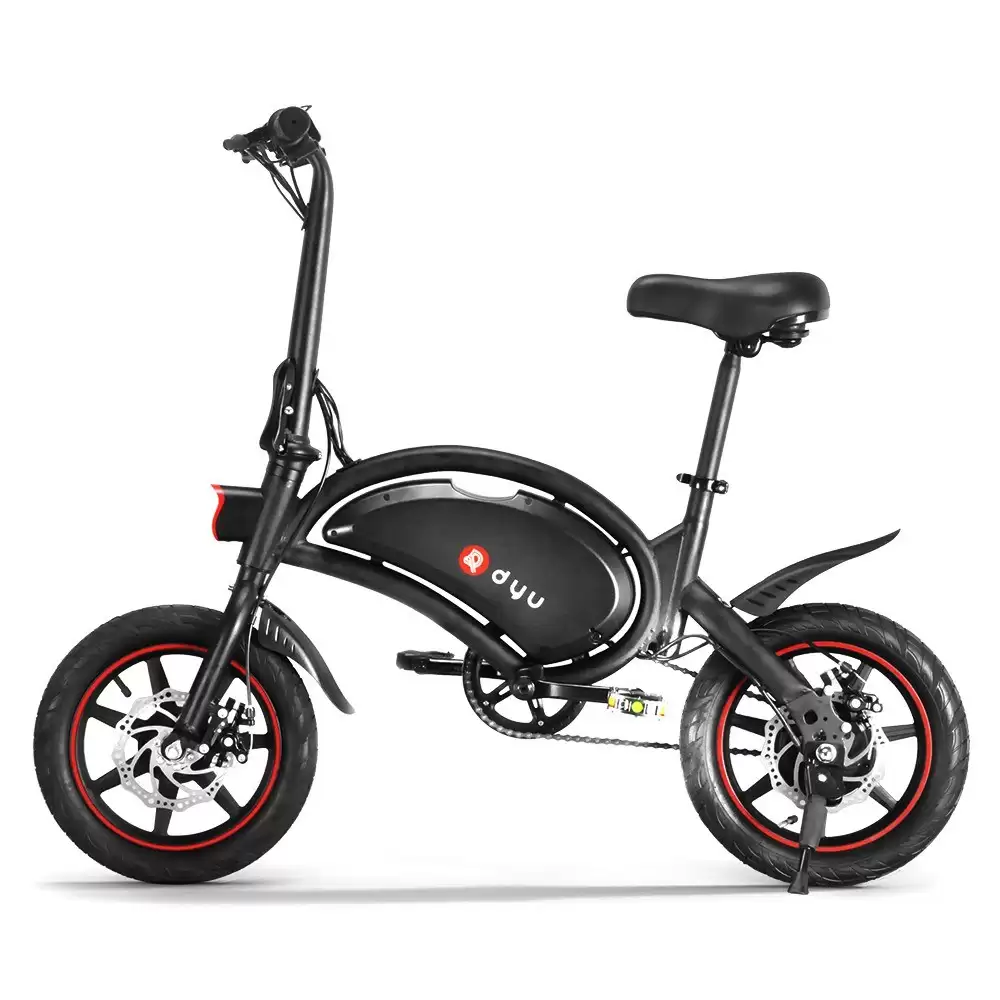 Order In Just $399.98 [uk Warehouse] Dyu D3f Folding Electric Bike 36v 250w At Tomtop