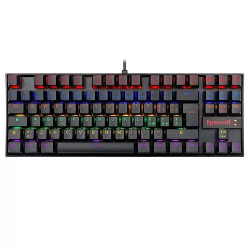 Order In Just $40.99 Redragon K552 Rainbow Backlight Tkl Mechanical Gaming Keyboard 88 Keys Italian Layout Red Switch - Black With This Discount Coupon At Geekbuying