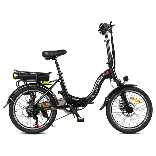 Pay Only $833.23 For Samebike Jg20 Smart Folding Electric Moped Bike 350w Motor 10ah Battery Max 32km/h 20 Inch Tire - Black With This Coupon Code At Geekbuying