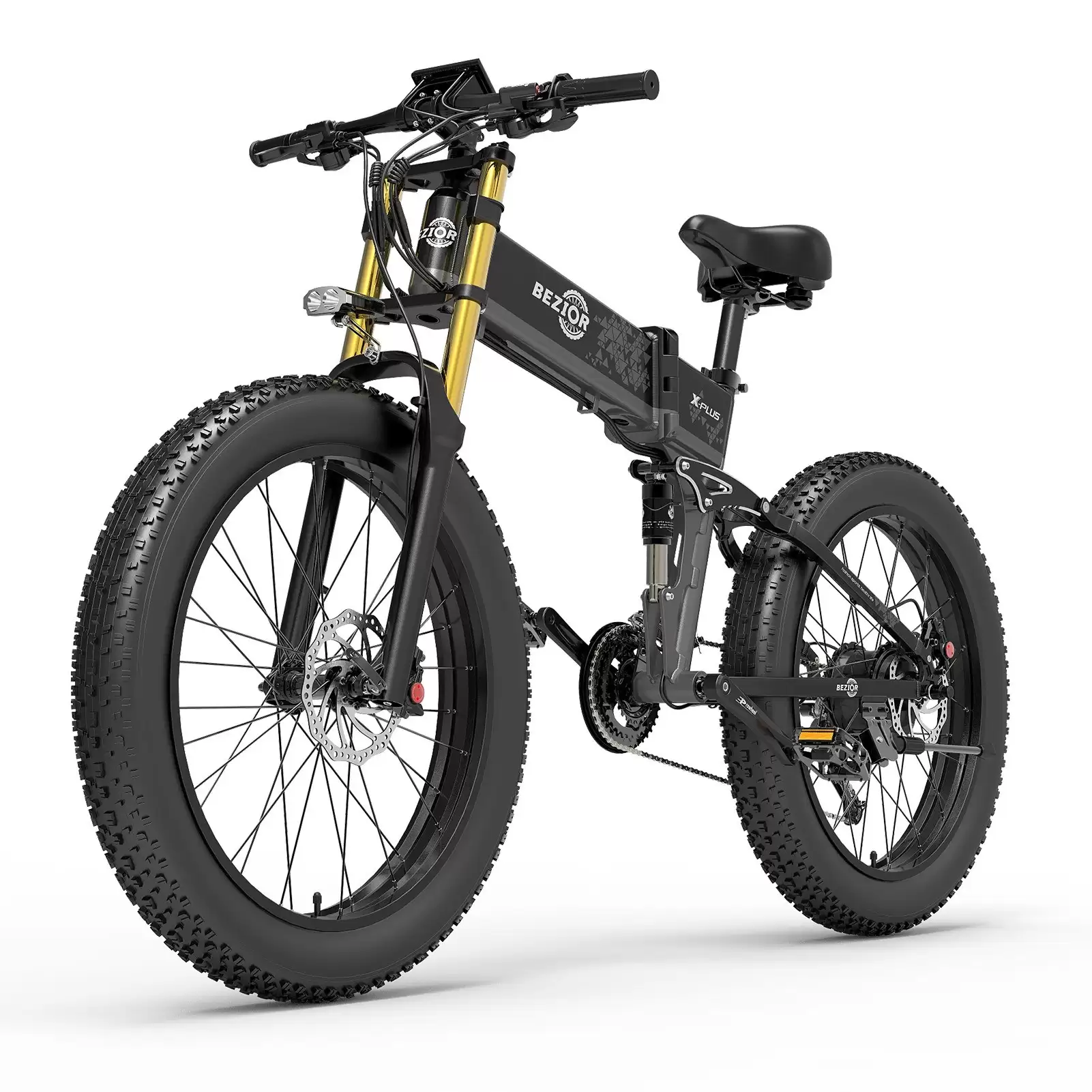 Order In Just $1469.99 [eu Warehouse] Bezior X Plus Ebike 26 X 4 Inch Fat Tire 1500w Folding Electric Mountain Bike At Tomtop