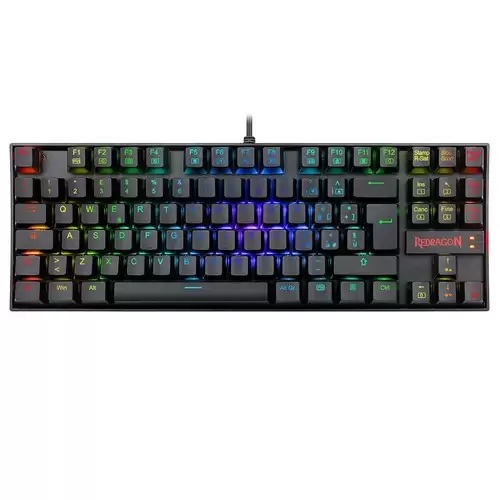 Pay Only $45.99 For Redragon K552rgb-1 Rgb Backlight Tkl Mechanical Keyboard 88 Keys Qwerty Italian Layout Red Switch - Black With This Coupon Code At Geekbuying