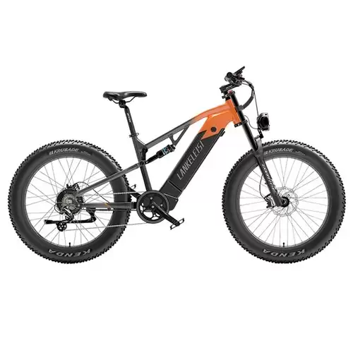 Pay Only $2,371.55 For Lankeleisi Rv800 Electric Bike 26*4.0'' Wheel 48v 750w Bafang Motor 52km/h Max Speed 20ah Samsung Battery 120-150km Range - Orange With This Coupon Code At Geekbuying