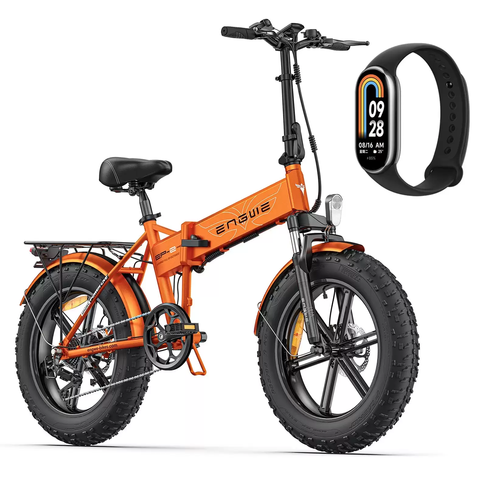 Order In Just $949 [Eu Warehouse] Engwe Ep-2 Pro Folding Electric Bike + Free Xiaomi Mi Band 8 At Tomtop