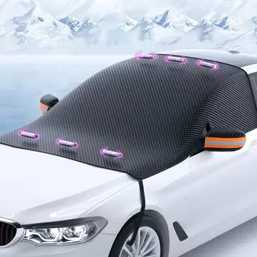 Get 25.1% Off On Universal Winter Car Snow Shield Windscreen Half Cover Sun Protection With This Banggood Discount Voucher