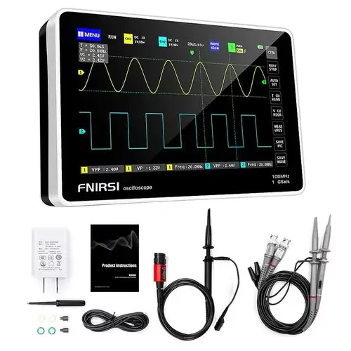 Order In Just $149.00 Fnirsi 1013d 7 Inch Tablet Oscilloscope With 100x High Voltage Probe, 2 Channels, 100mhz Bandwidth, 1gsa/s Sampling - Us Plug With This Discount Coupon At Geekbuying