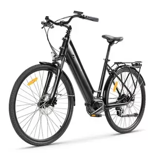 Pay Only €1269.99 For Magmove Ceh55m 28 Inch City Electric Bike Bafang Mid-drive 250w Motor 25km/h Speed 36v 13ah Lishen Detachable Battery 100km Max Range 150kg Load Double Disc Brakes Shimano 8-speed Gear Front Shock Absorption - Step Thru With This Coupon Code At Geekbuying