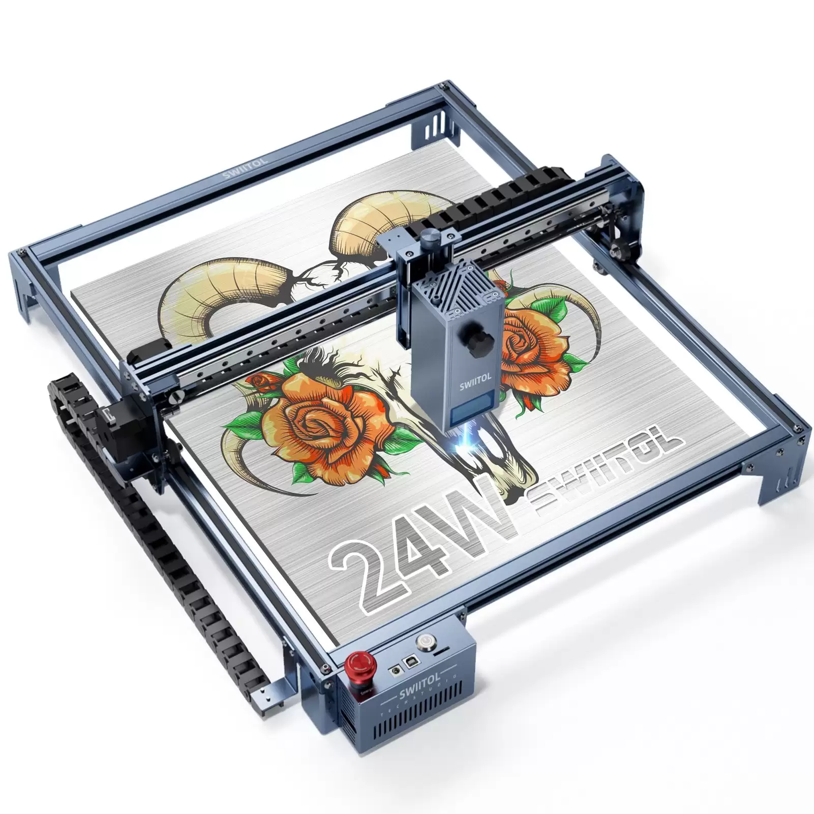 Order In Just €369 Swiitol C24 Pro 24w Laser Engraver With This Discount Coupon At Tomtop