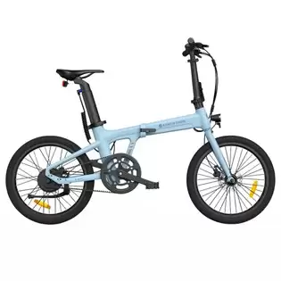 Pay Only €1249.99 For Ado A20 Air Folding E-bike 20 Inch 36v 250w Motor 25km/h Max Speed 10ah Samsung Battery 100km Range Torque Sensor Ipx7 Waterproof Ips Color Display Carbon Belt Drive Dual Hydraulic Disc Brake- Blue With This Coupon Code At Geekbuying
