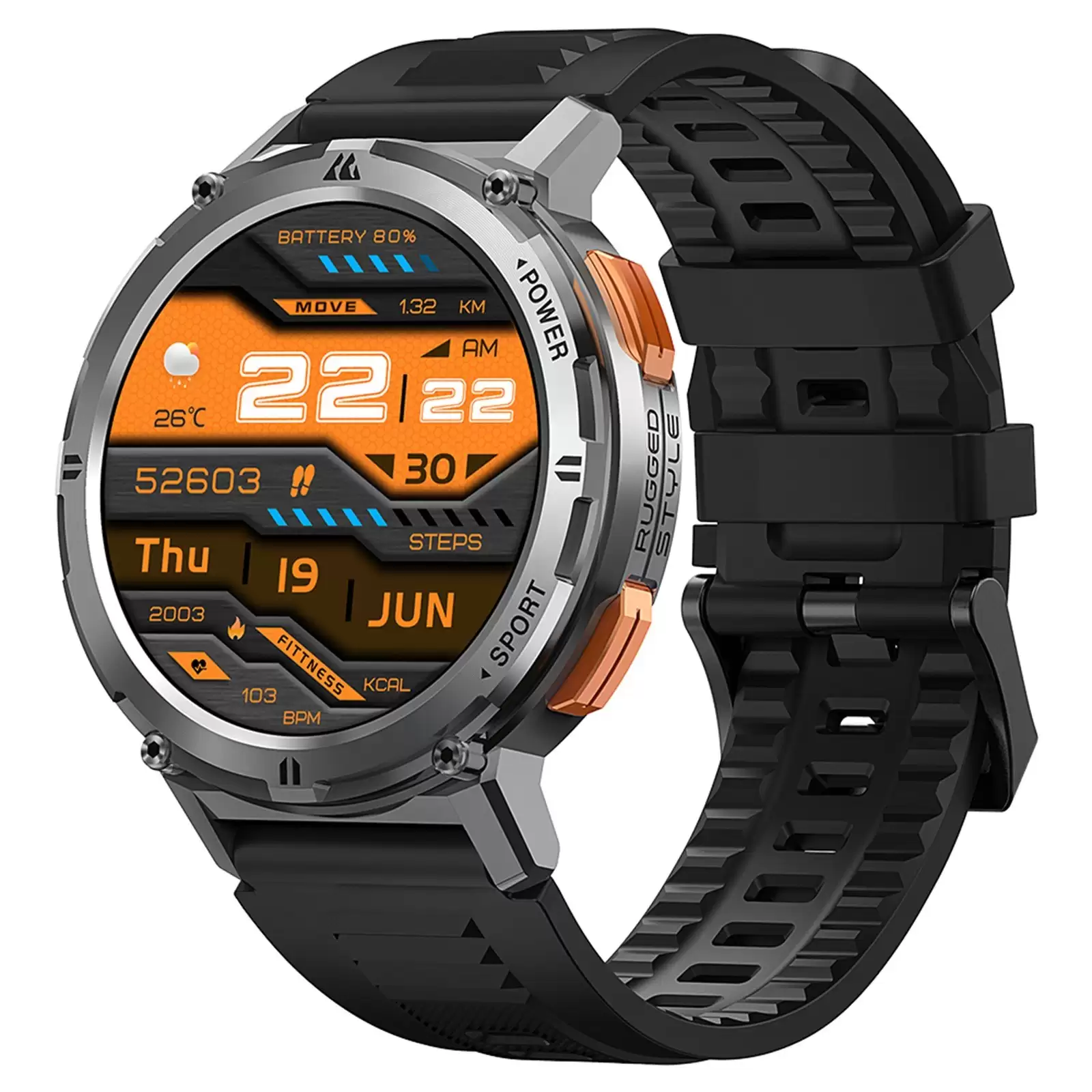Order In Just $59.99 Kospet Tank T2 1.43-Inch Amoled Fulltouch Screen Smart Bracelet Using This Tomtop Discount Code