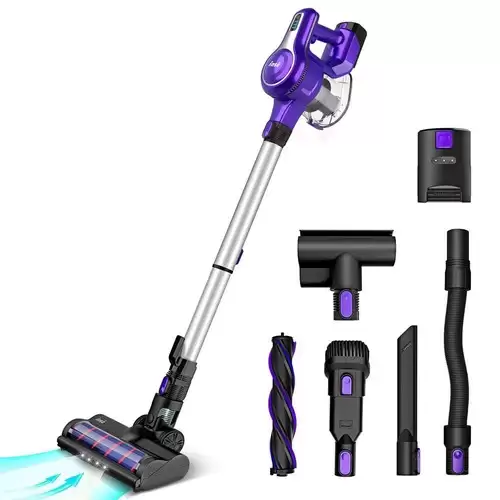 Pay Only $139.99 For Inse S6 Cordless Handheld Vacuum Cleaner 25kpa Suction 250w Motor 1.2 Dust Box 2500 Mah Battery For Wood Floor, Carpet, Stair, Curtain, Car, Furniture - Purple With This Coupon Code At Geekbuying