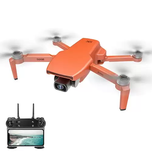 Pay Only $111.00 For Zll Sg108 Rc Drone With 4k Adjustable Camera Gps Smart Return Tap Flight, 28min Flight Time - Three Batteries Orange With This Coupon Code At Geekbuying