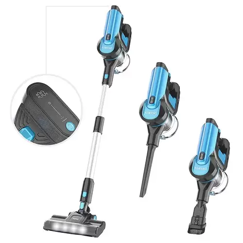 Pay Only $129.99 For Tasvac S8 Cordless Vacuum Cleaner 23kpa Strong Suction With Washable Hepa Filter Suitable For Family Cars Pet Hair Carpet - Black With This Coupon Code At Geekbuying